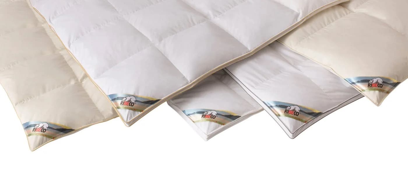 RIBECO Federbettdecke Überraschungspaket Extrawarm 155x220cm Baumwolle - Bild 2