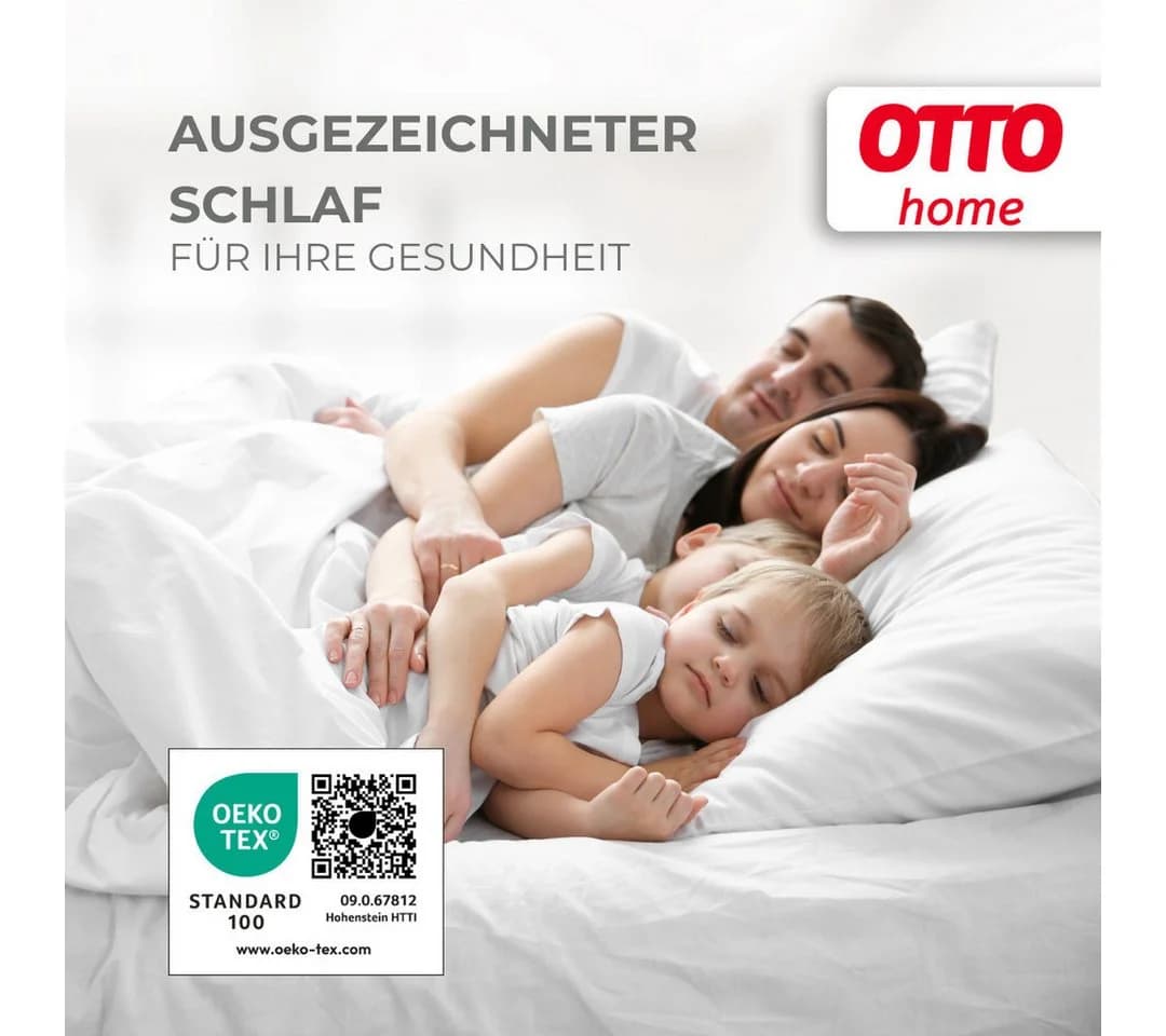 Microfaserbettdecke Baca Weiß 240x220 cm Leicht - Bild 5