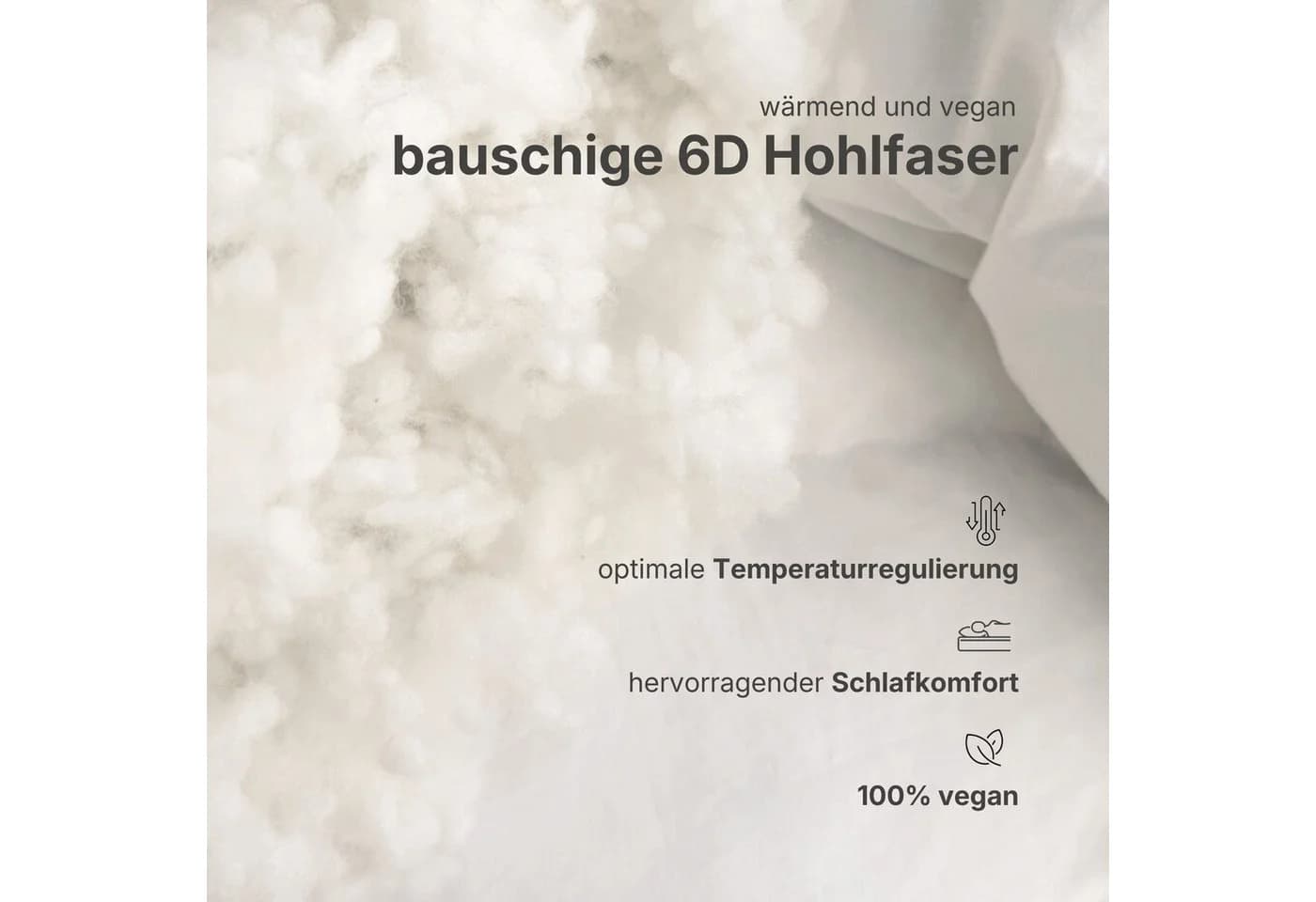 OTTO home Microfaserbettdecke Baca Weiß 4-Jahreszeiten - Bild 4