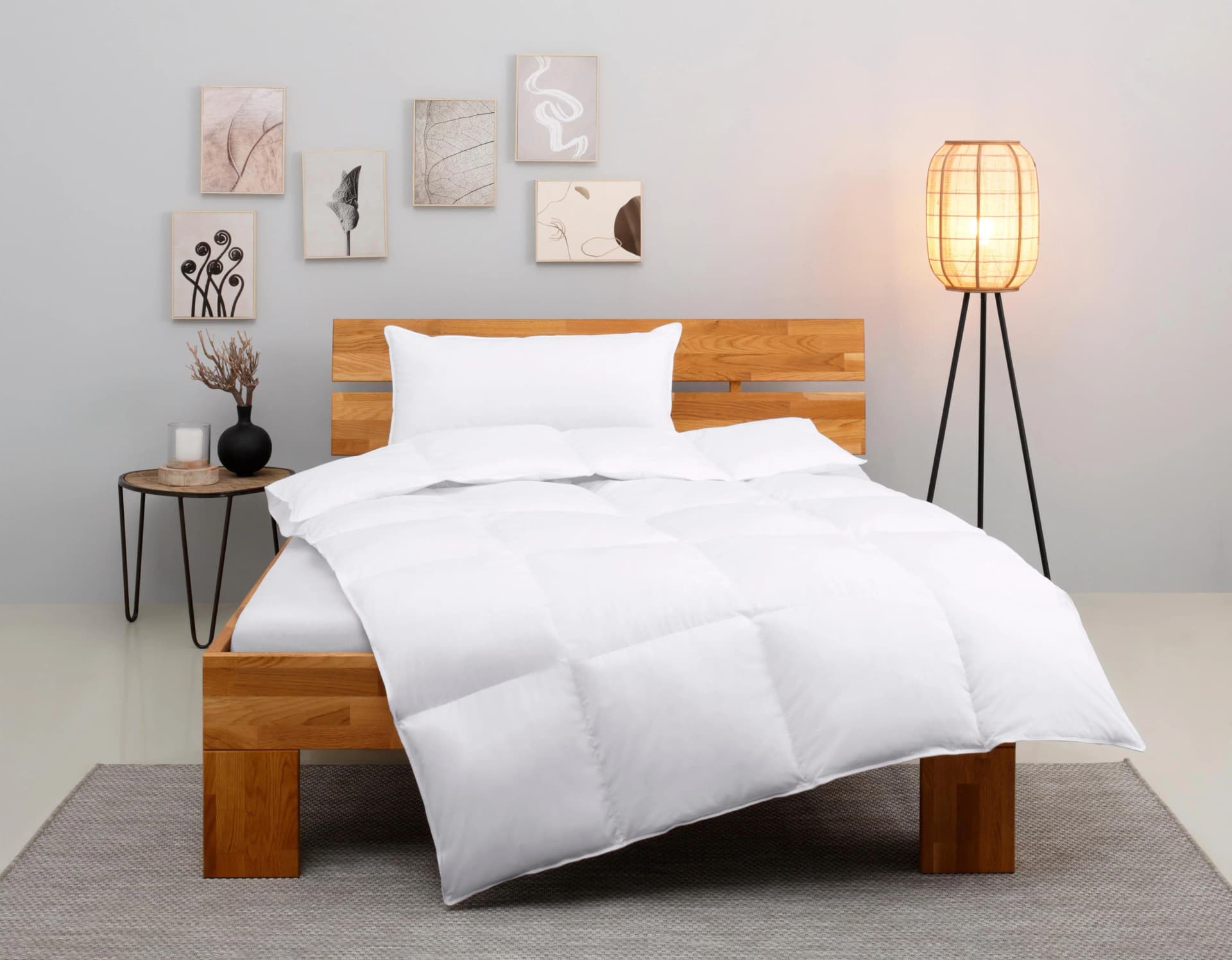 Kunstfaserbettdecke + Kopfkissen OTTO HOME 'Taylore Set' weiß