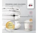 Federbettdecke Laram von RIBECO, 100% Baumwolle, 90% Federn, 10% Daunen Bild 4