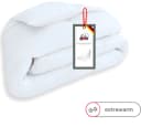 RIBECO Federbettdecke Laram, Bettdecke mit Baumwollbezug, 90% Federn, 10% Daunen Bild 1