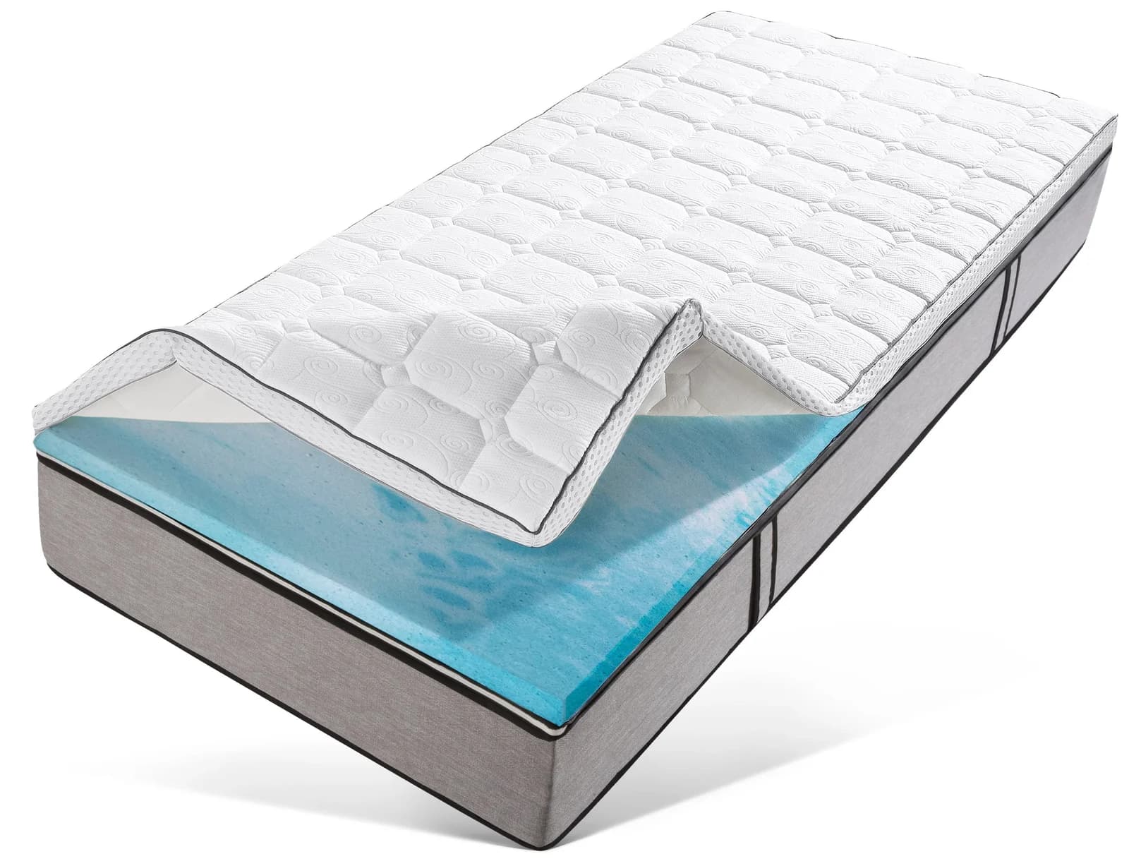 Ribeco Aaron MINI Topper Gelschaum 160x200 cm