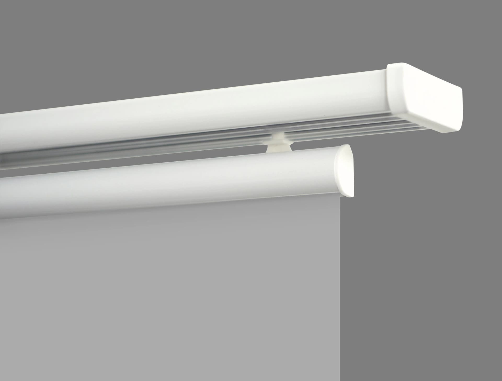 Gardinenschiene GOOD LIFE Sileno 280 cm Weiß Aluminium