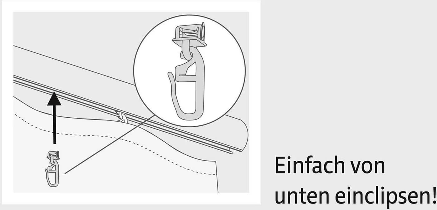 GOOD LIFE Klick-Gleiter Alves Weiß 100 Stück für 4mm Schienen - Bild 5