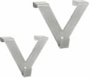 Gardinenhaken GOOD LIFE Riva Silber V-Haken Metall Set 2 Stk Bild 2