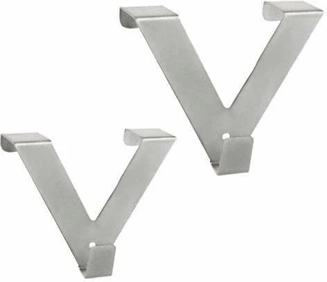 Gardinenhaken GOOD LIFE Riva Silber V-Haken Metall Set 2 Stk - Bild 2