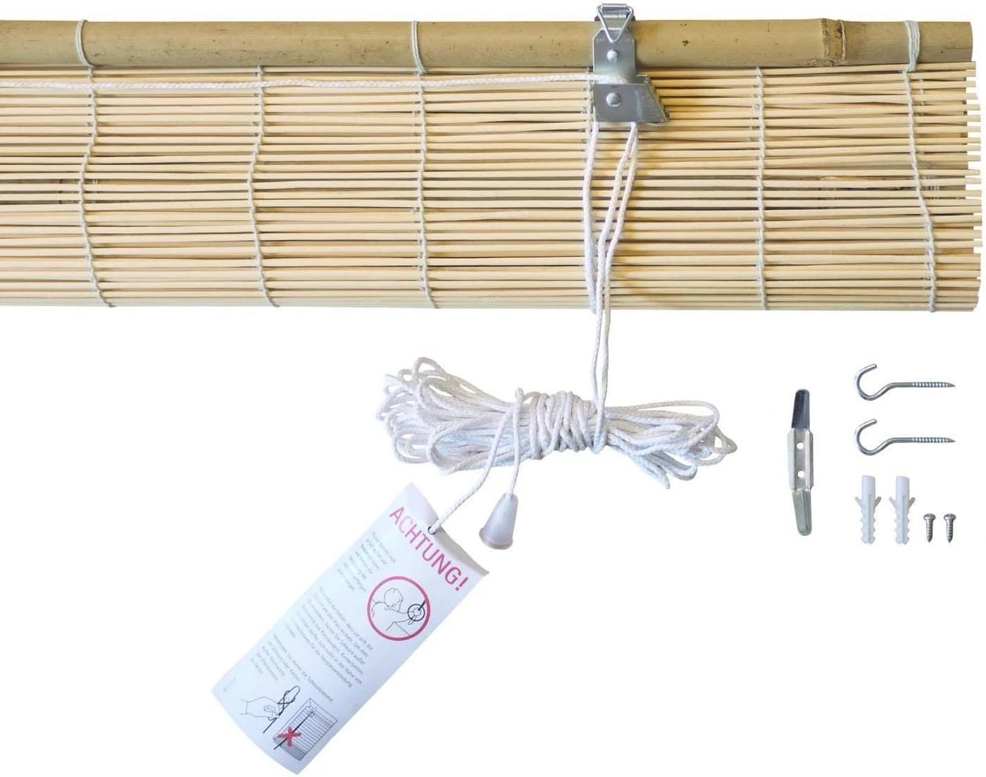 Bändchenrollo GOOD LIFE CHE Bambus Beige 60x160cm - Bild 5