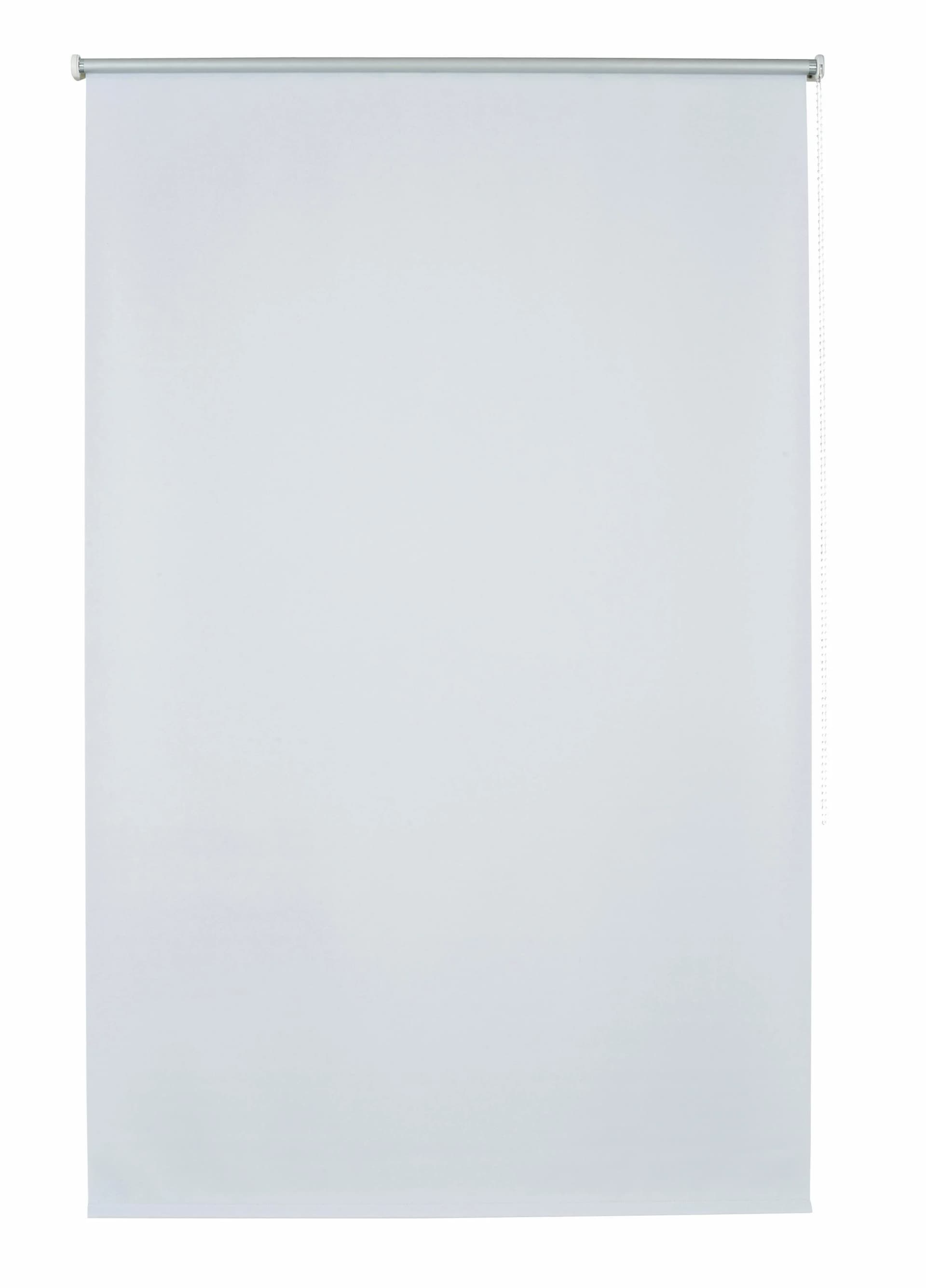 GOOD LIFE Seitenzugrollo Amelie 142x180 cm Weiß/Silber Polyester