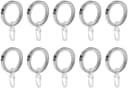 Gardinenring GOOD LIFE Vau Silber 10 Stk. Materialmix für Stangen bis 20mm Bild 1