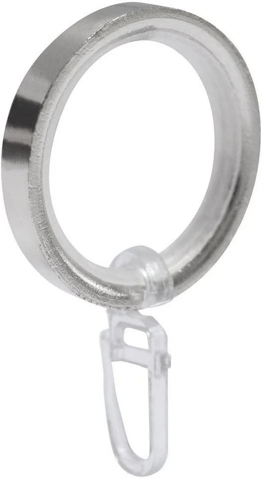 Gardinenring GOOD LIFE Vau Silber 10 Stk. Materialmix für Stangen bis 20mm - Bild 2