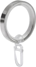 Gardinenring GOOD LIFE Vau Silber 10 Stk. Materialmix für Stangen bis 20mm Bild 4