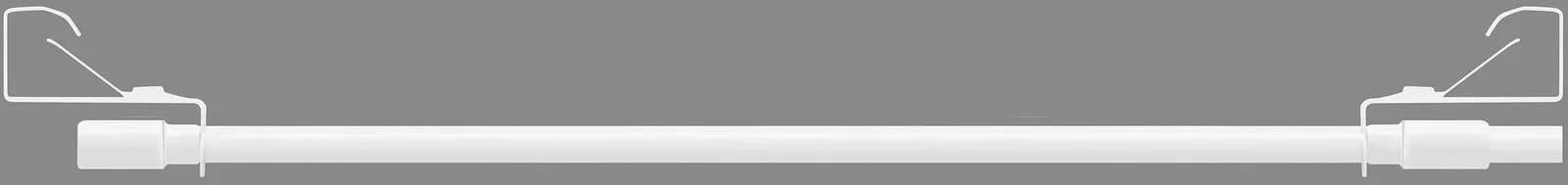 GOOD LIFE Klemmstange Easy-fix 8 mm 1-läufig Weiß Metall