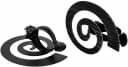 GOOD LIFE Raffhalter Dekoklammer Helix Schwarz Metall Bild 2