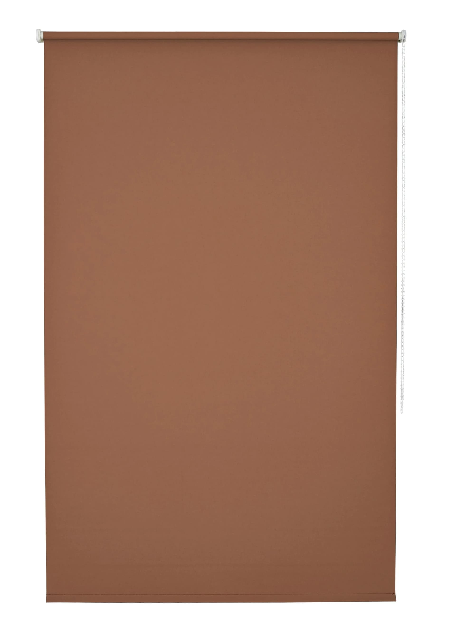 Seitenzugrollo GOOD LIFE "Amelie" Mokka Polyester 92x180 cm