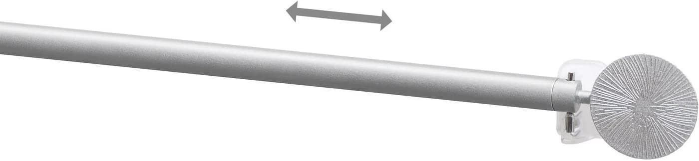 GOOD LIFE Scheibenstange 'Kreis' Silber Ausziehbar Metall - Bild 3