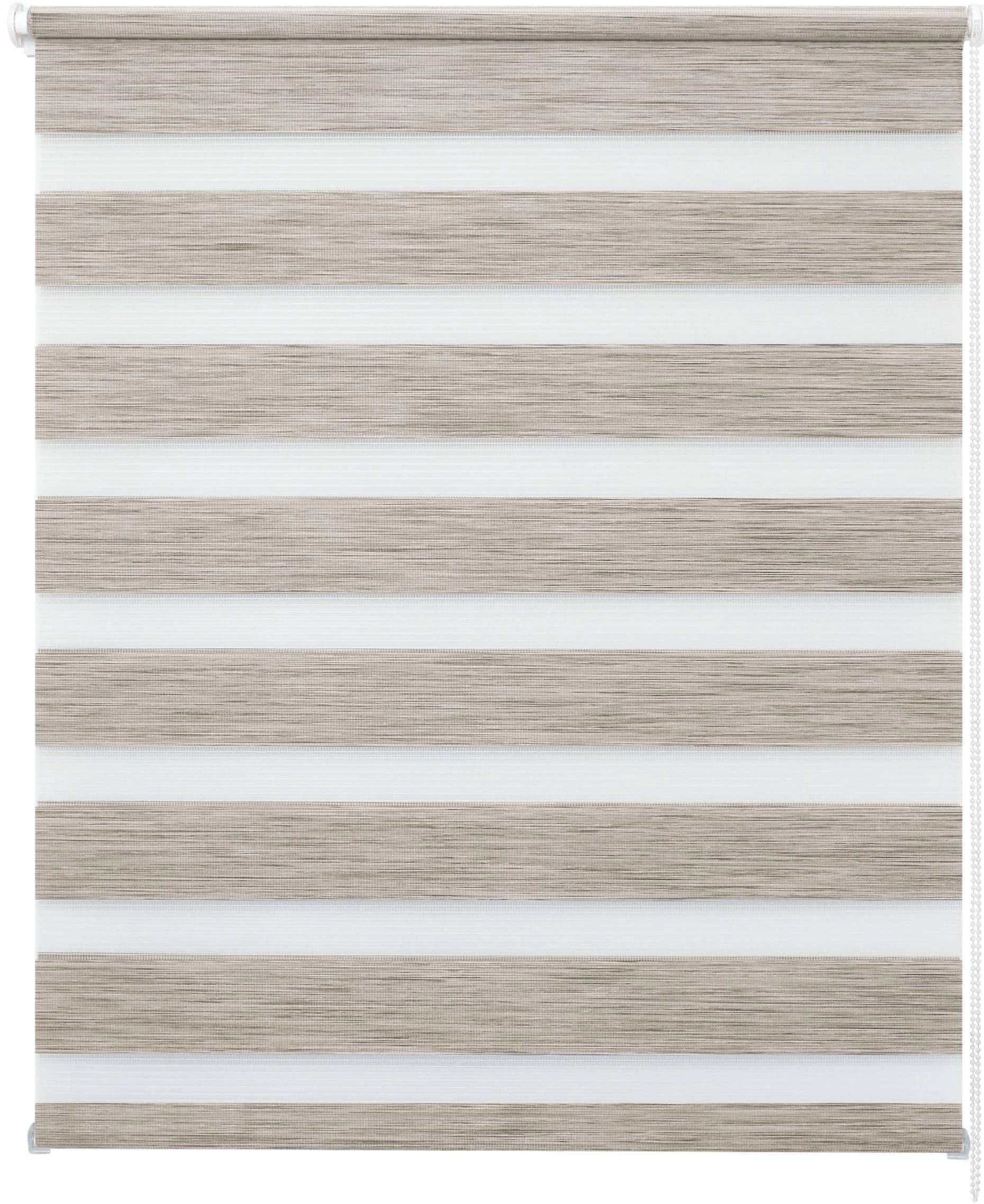 Doppelrollo GOOD LIFE MELIA Mokka 80x150 cm Polyester