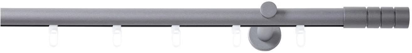 GOOD LIFE Innenlaufschiene Ranura 240 cm Anthrazit Aluminium Gardinenstange