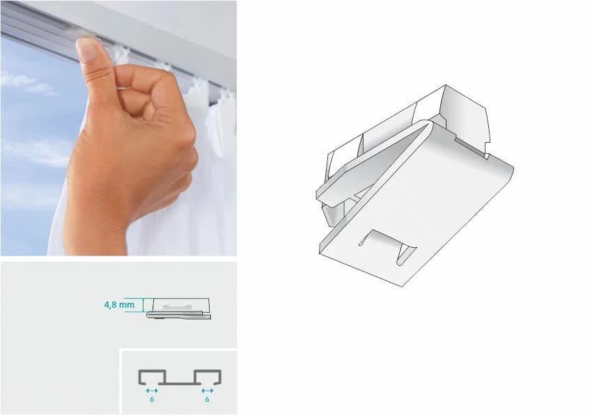 HINNO Feststeller hinno-stop HS01 Transparent 10er-Pack - Bild 4