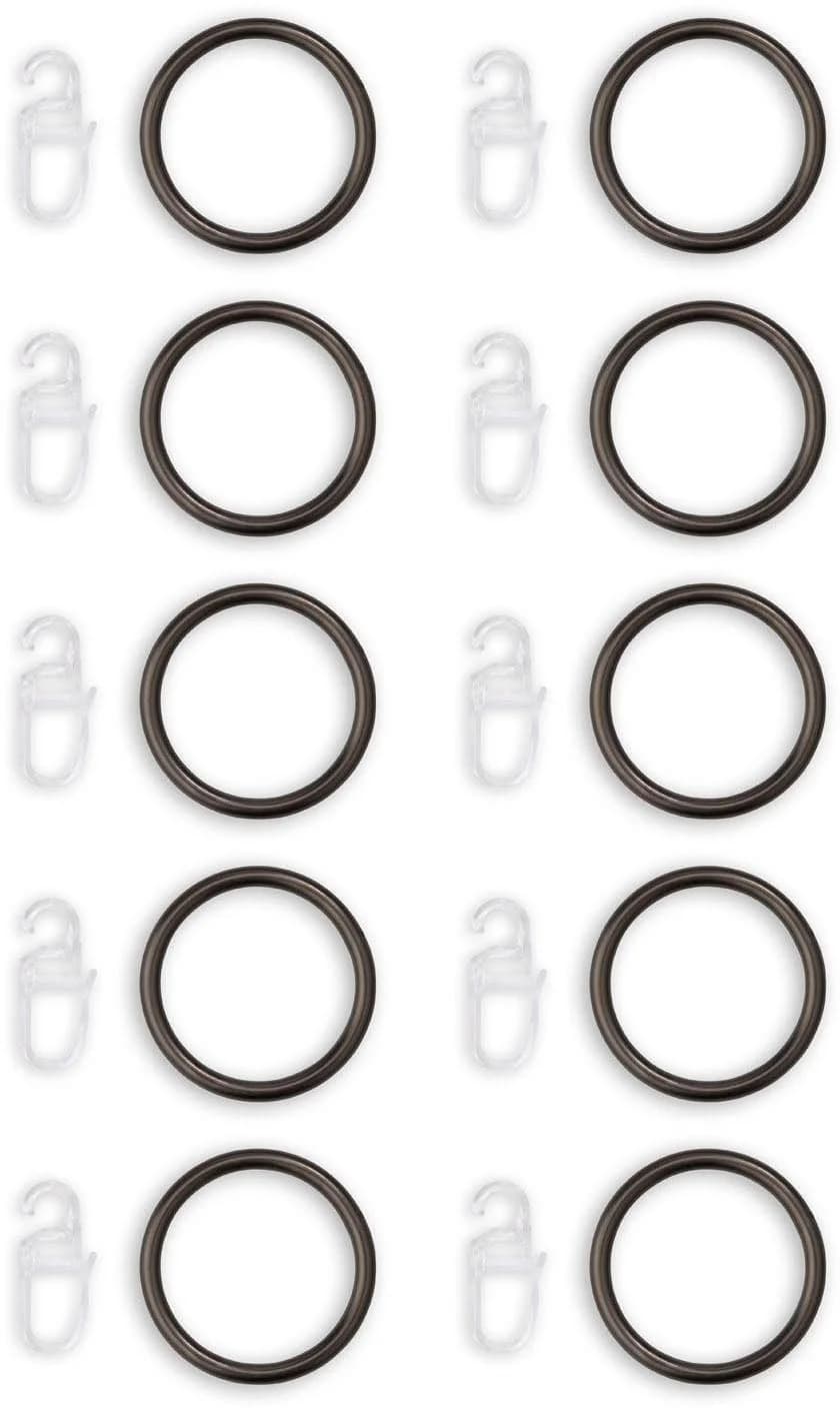 Gardinenring GOOD LIFE ArtusNaos 10er Set Grau Titansilber