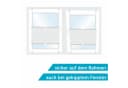GOOD LIFE Wabenplissee Aris Klemmfix Verdunkelnd Weiss Silber Bild 4