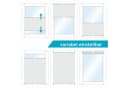 GOOD LIFE Wabenplissee Aris Klemmfix Verdunkelnd Weiss Silber Bild 5