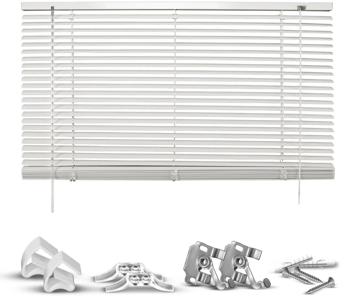 GOOD LIFE Klemmfix-Jalousie Matti Grau Aluminium - Bild 2