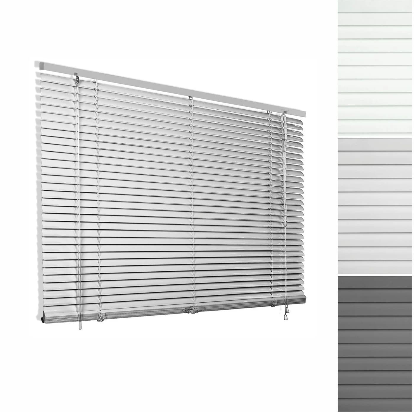 GOOD LIFE Klemmfix-Jalousie Matti Grau Aluminium - Bild 3