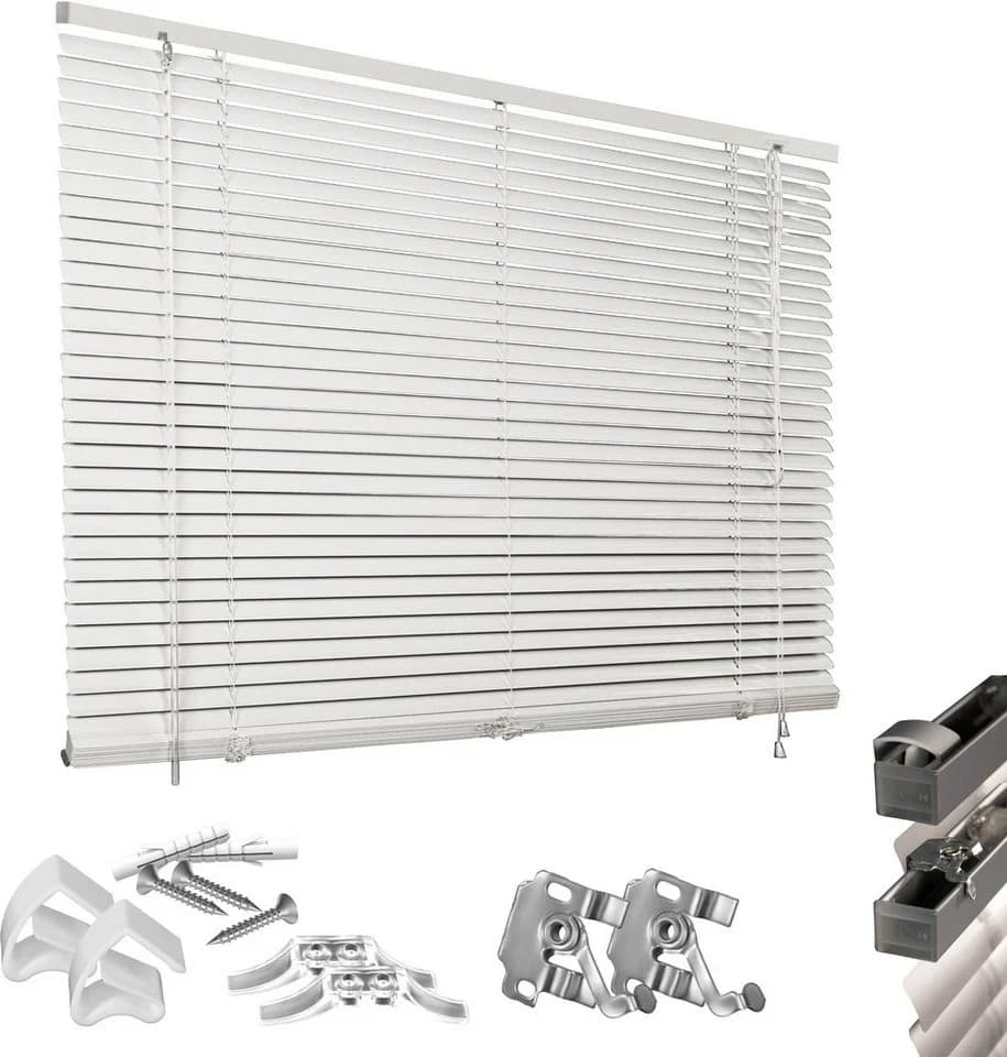 GOOD LIFE Klemmfix-Jalousie Matti Grau Aluminium - Bild 4