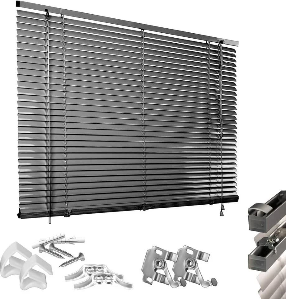 GOOD LIFE Jalousie Matti Klemmfix Anthrazit Aluminium - Bild 4
