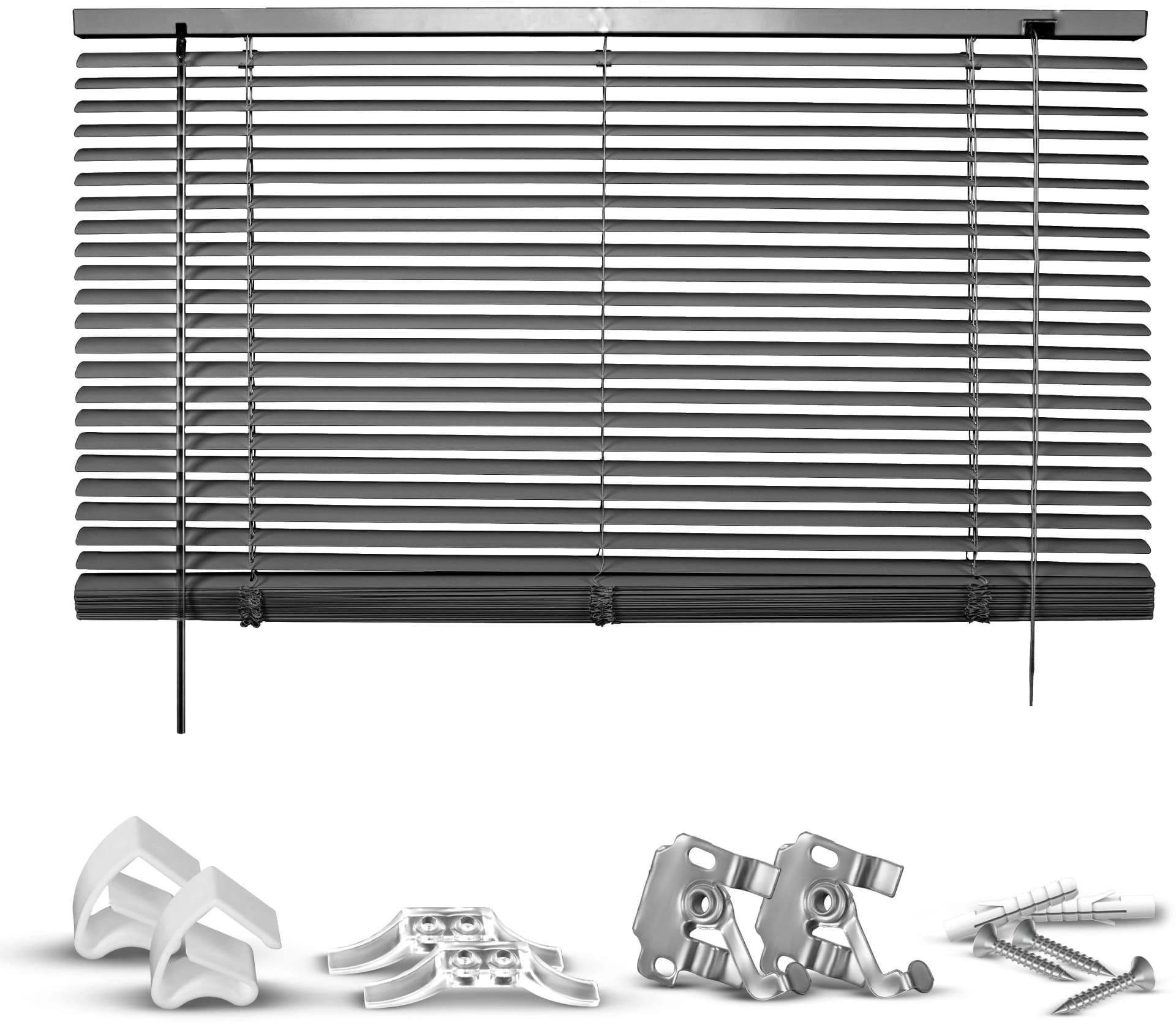 Jalousie GOOD LIFE "Matti" Anthrazit Aluminium 135x160 cm