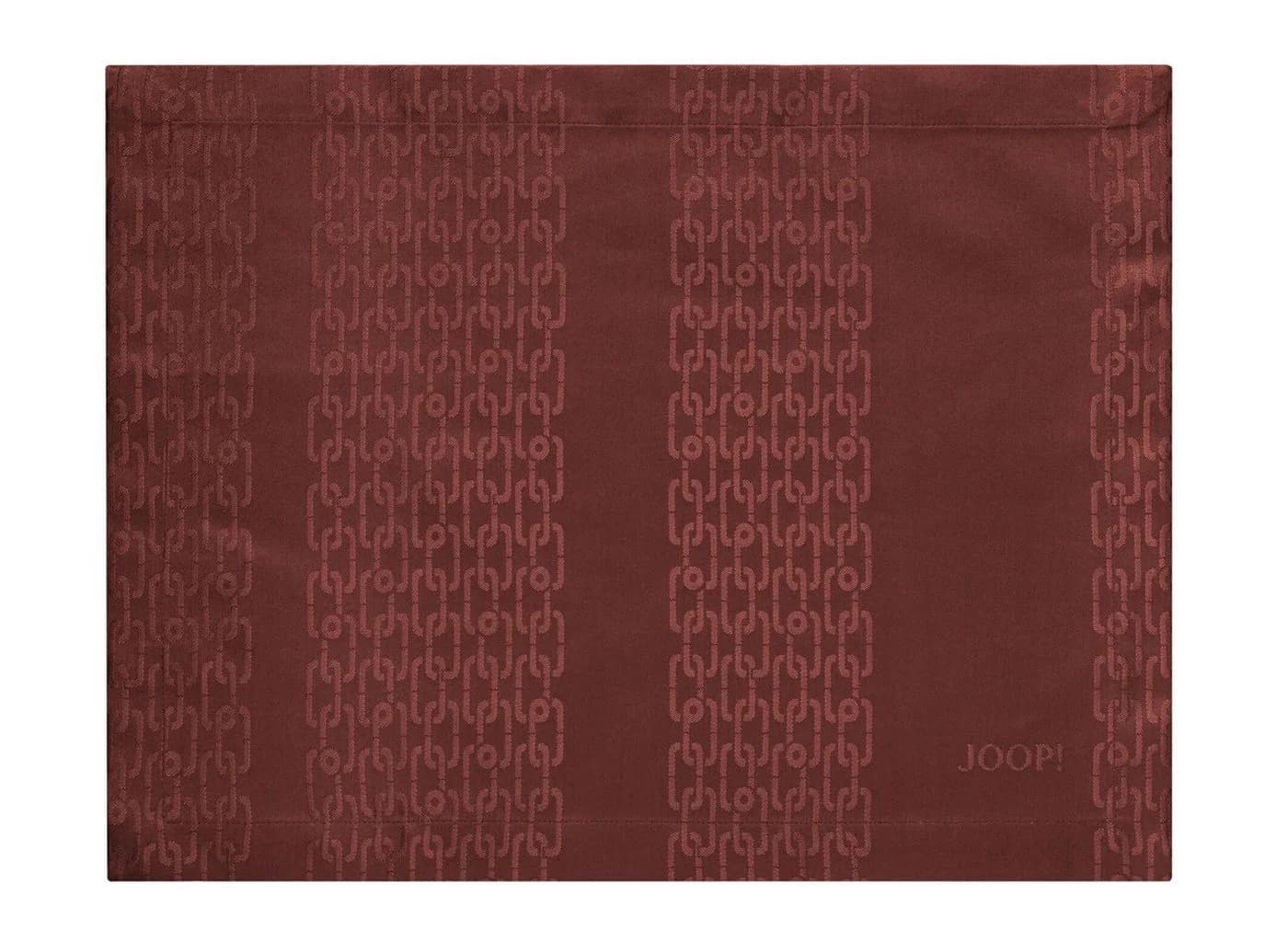 JOOP! LIVING CHAINS Platzset 2-teilig Granat Halbzwirn