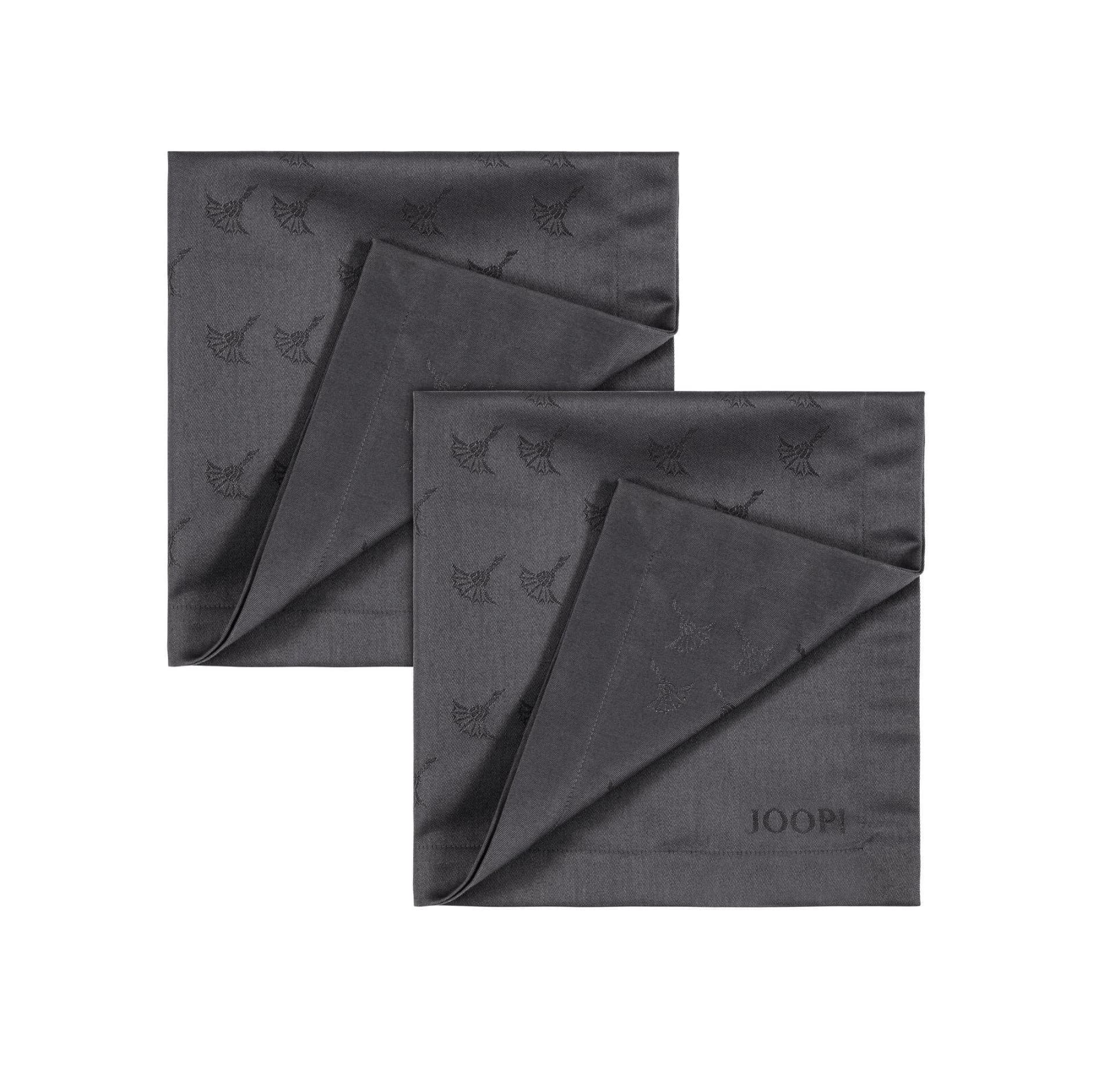 Servietten-Set JOOP! FADED CORNFLOWE 2er-Set Baumwolle/Polyester