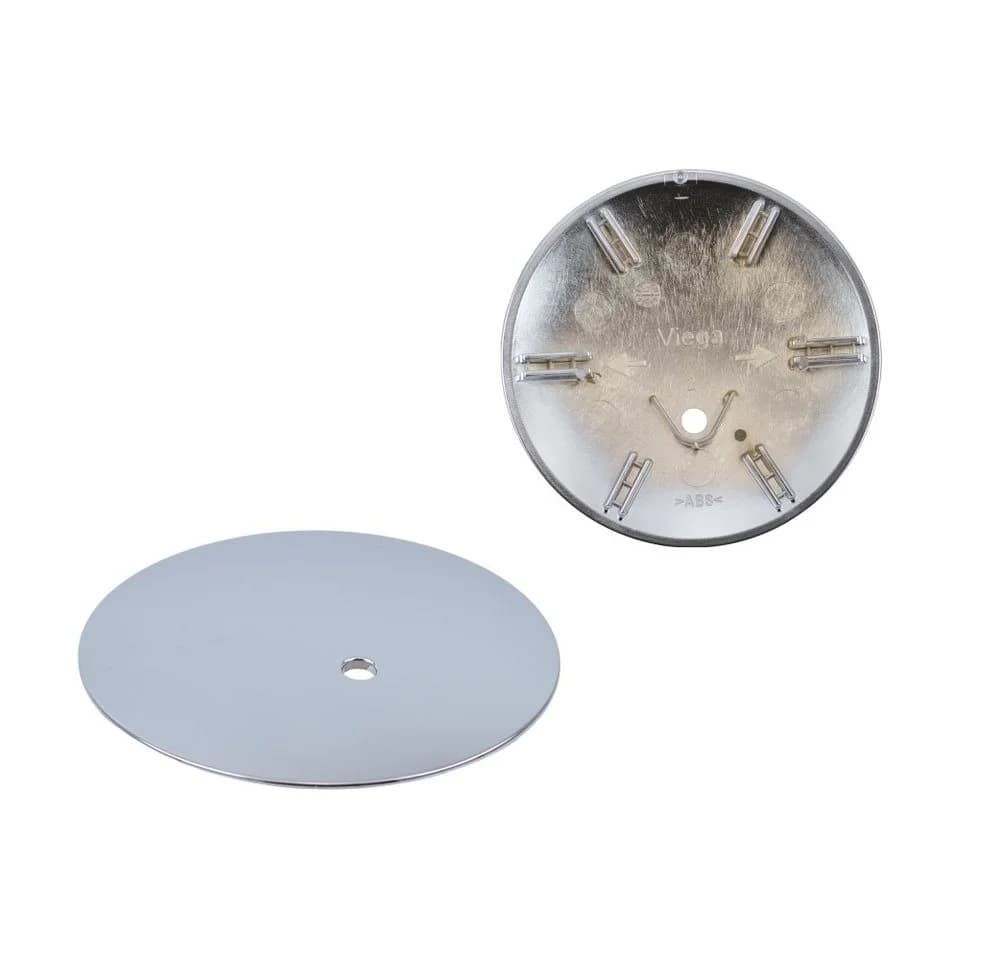 Viega Tempoplex 6956.0 Abdeckhaube D=120mm Verchromt für DW-Ablauf