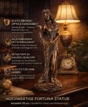 Vogler Dekofigur Fortuna Statue Veronese Bronze Bild 4
