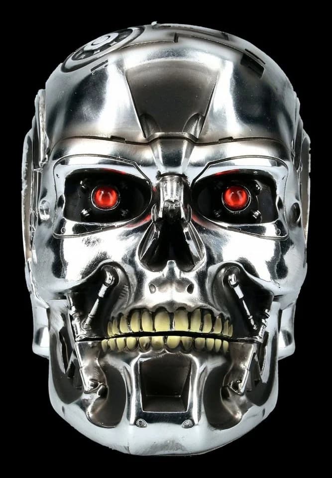Figuren Shop GmbH Terminator Schädel Box Dekoobjekt Schwarz - Bild 4