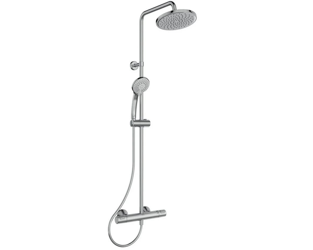 Ideal Standard Idealrain Duschsystem A7208AA verchromt mit CeraTherm T25 Brausethermostat - Bild 2