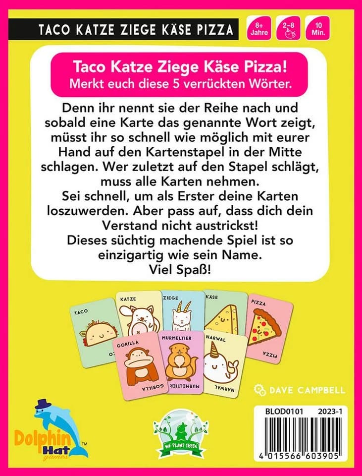 Asmodee Spiel Taco Katze Ziege Käse Pizza Bunt Kinderspiel - Bild 4