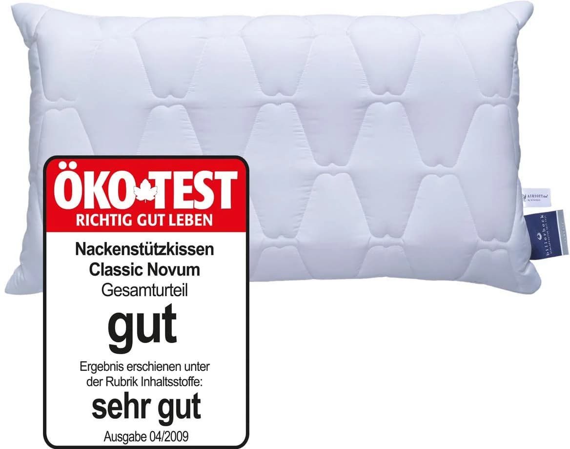 billerbeck Nackenstützkissen Novum Weiß Viscoelastisch Allergikerfreundlich - Bild 3