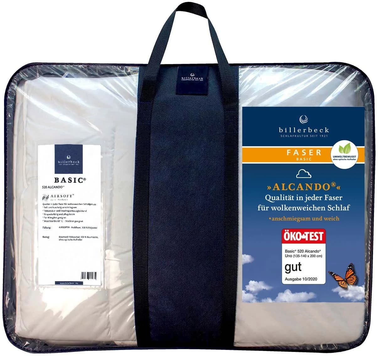 Billerbeck Ganzjahresdecke Alcando Uno Champagner Polyester - Bild 5