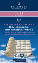 billerbeck Matratzenauflage 744 Vitalana mit Schurwolle Füllung Bild 4