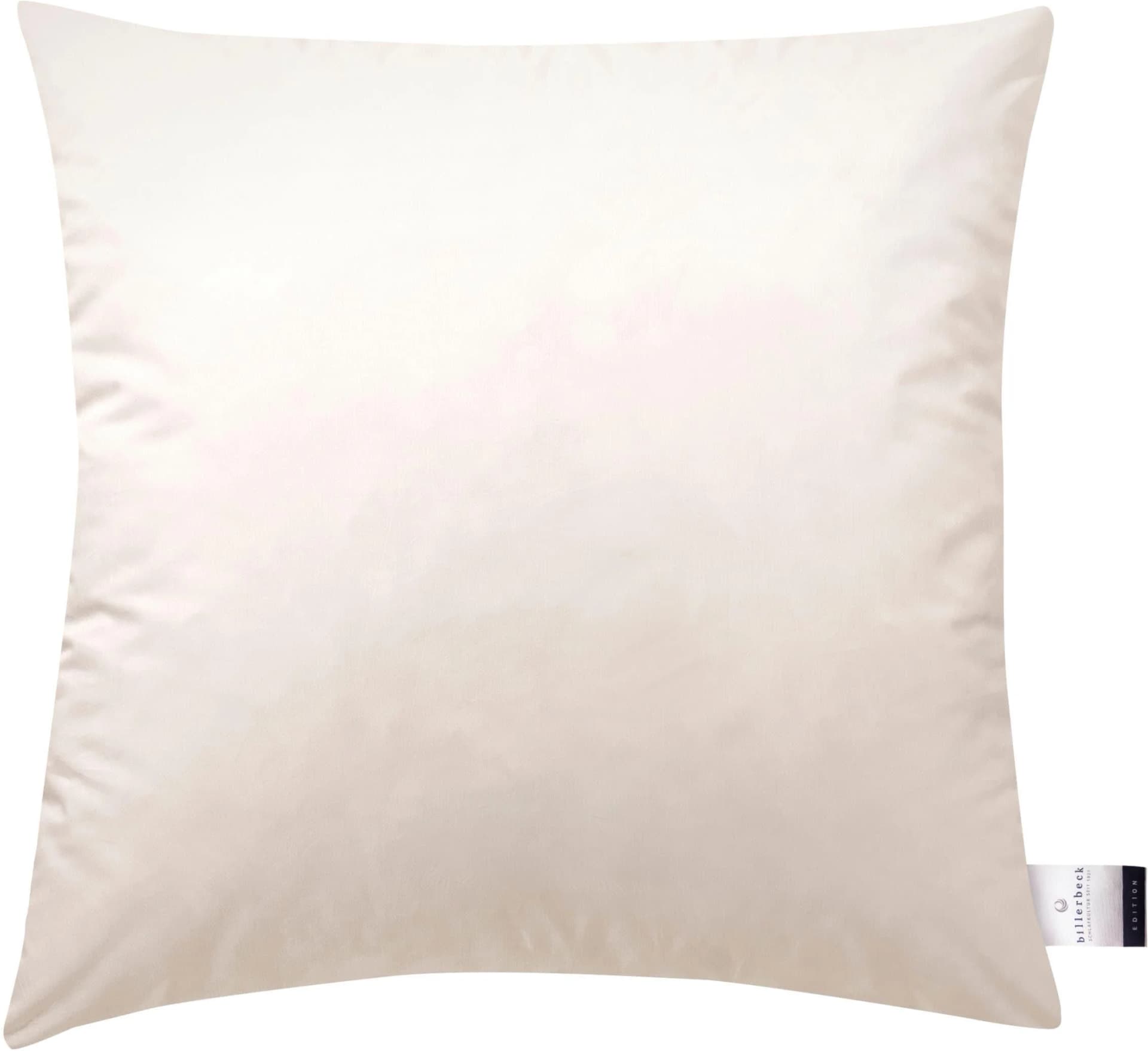 Billerbeck Federkopfkissen E14 Greta 80x80 cm Beige Baumwolle