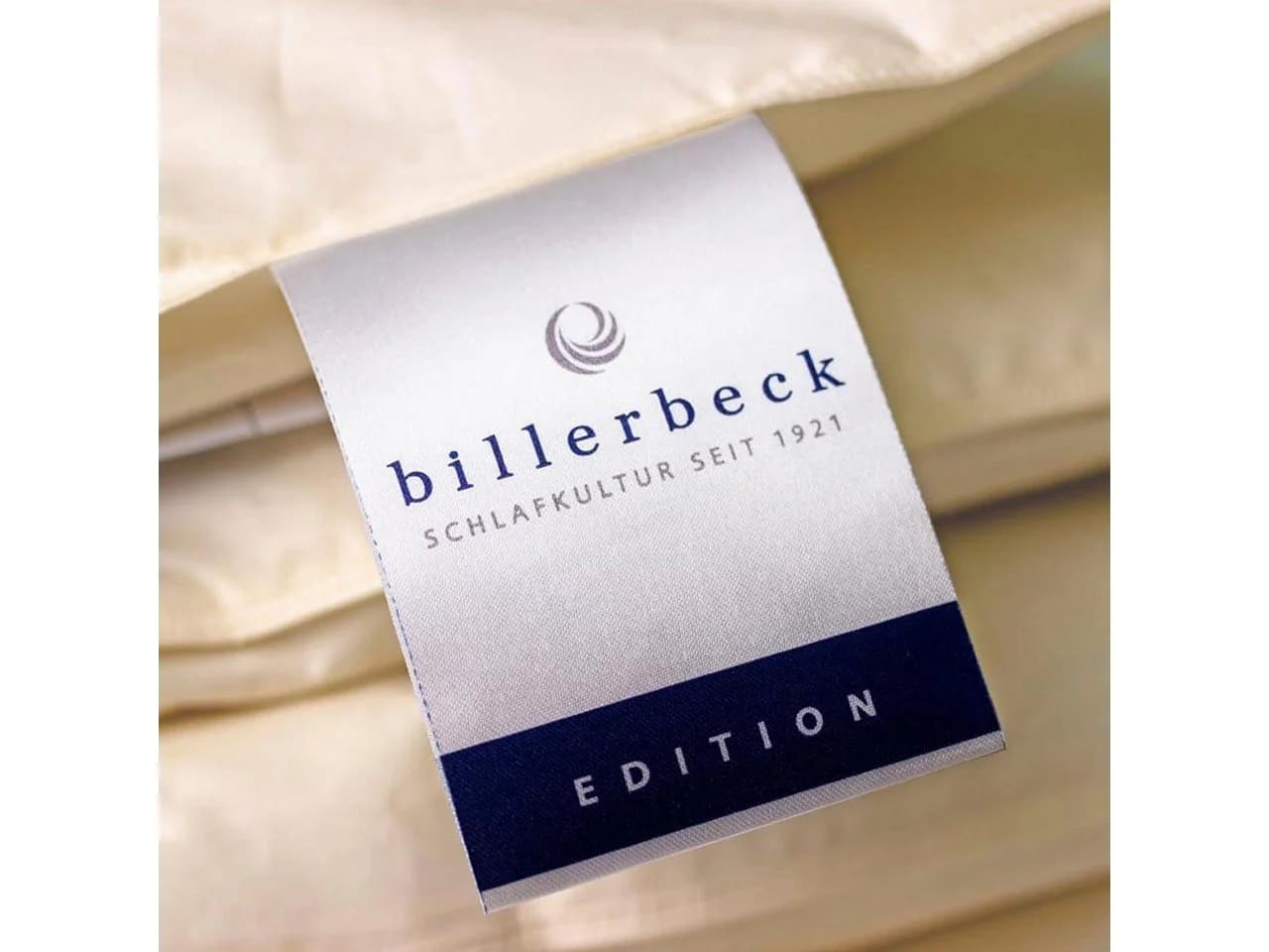 BILLERBECK Federkopfkissen E14 Greta Champagner Baumwolle - Bild 3