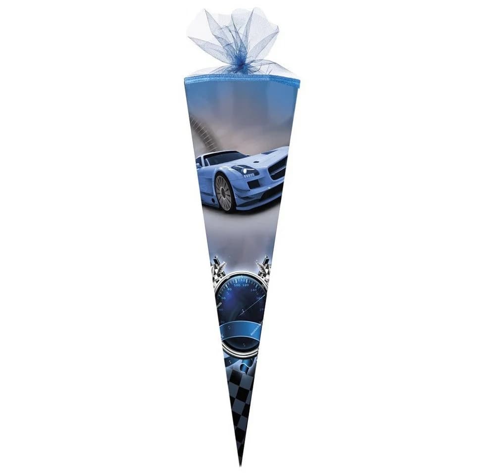 Nestler Schultüte Rennauto Blau 85cm