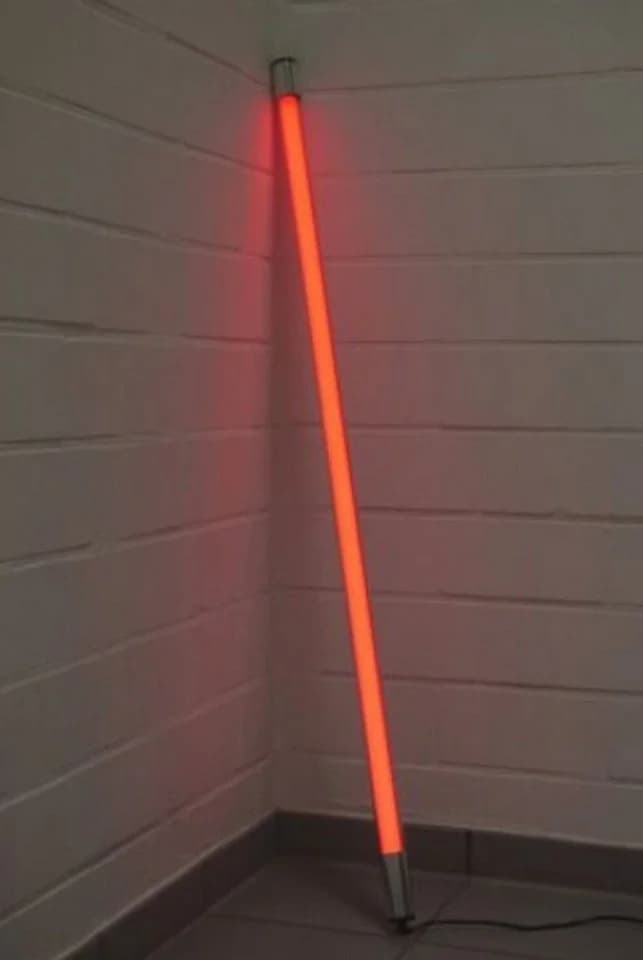 XENON LED Wandleuchte 9759 9W 63 cm Kunststoff-Röhre Orange - Bild 2