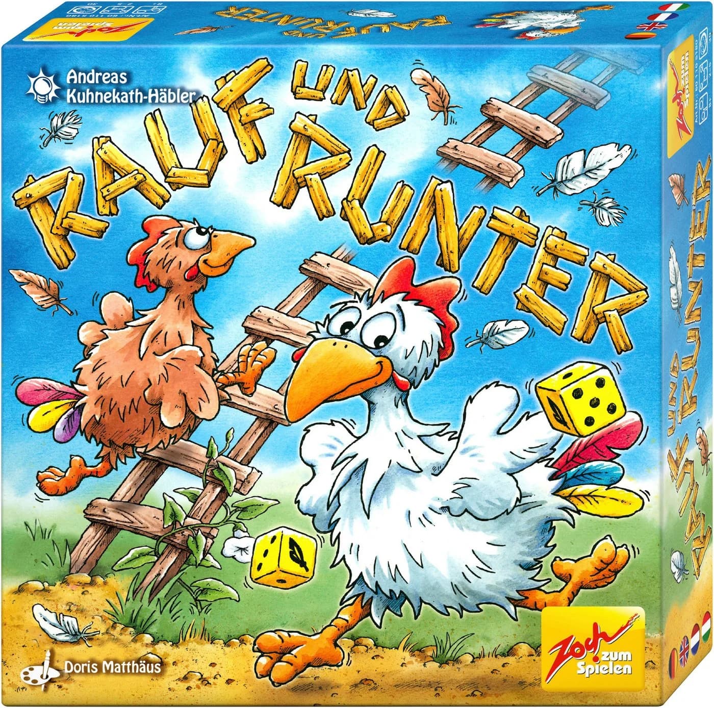 Zoch Spiel Rauf und runter, Familienspiel, Made in Germany, Bunt - Bild 2