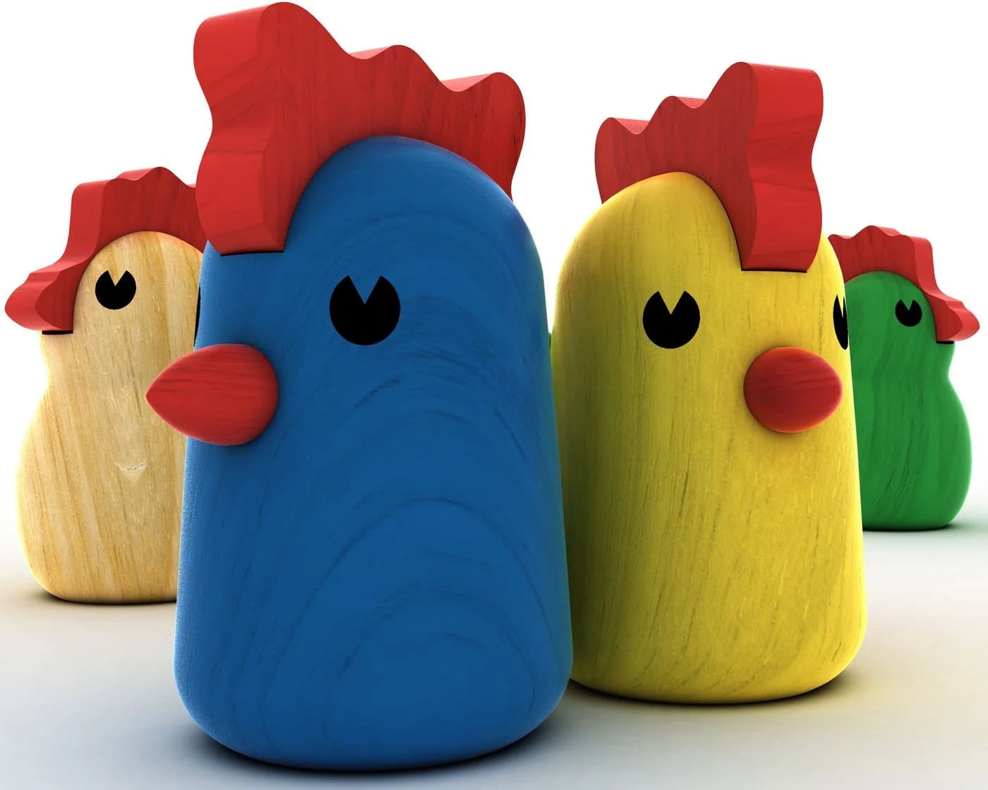 Zoch Spiel Zicke Zacke Hühnerkacke Made in Germany Bunt - Bild 4