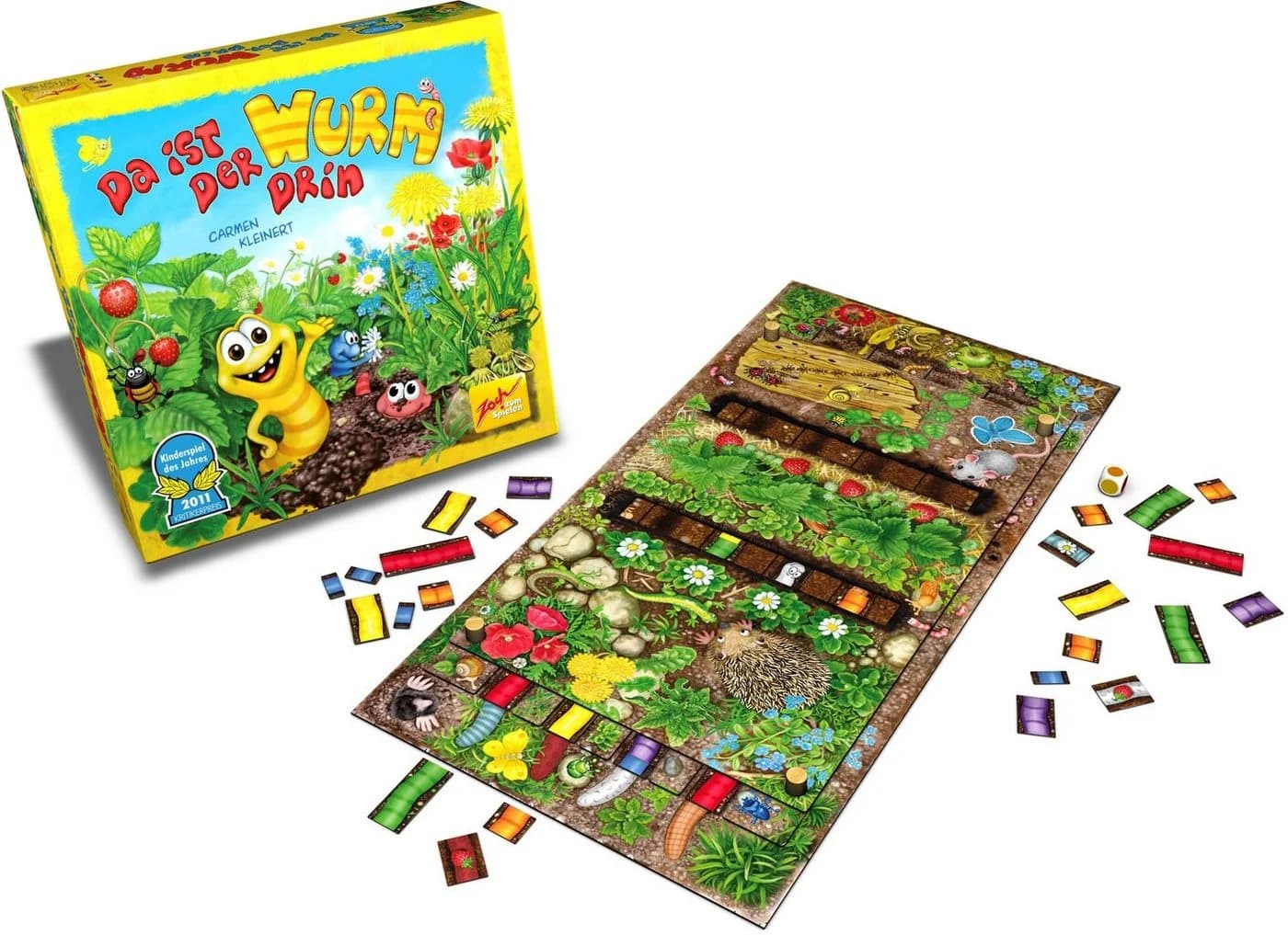 Zoch Spiel Da ist der Wurm drin, Made in Germany Bunt - Bild 2