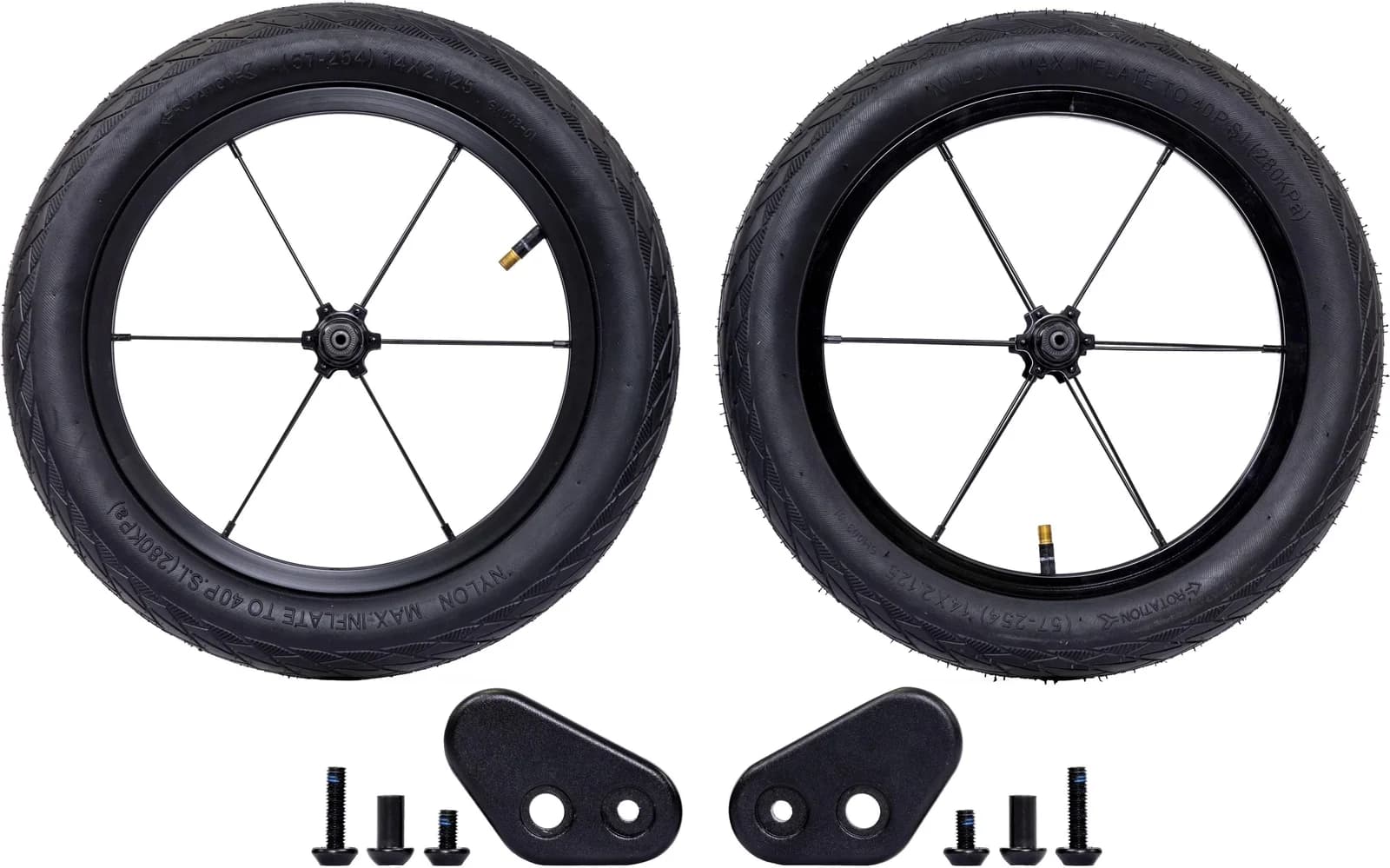 PUKY UP-SIZE KIT 14 Umrüstset für Kinderfahrzeuge - schwarz
