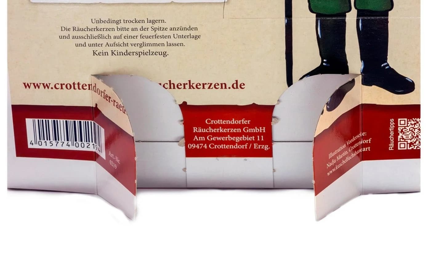 Crottendorfer Adventskalender Räucherkerzenland 24 duftende Räucherkerzen - Bild 4